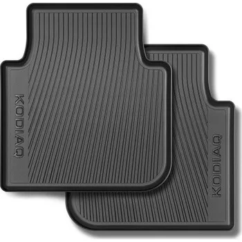 autokoberec ŠKODA AUTO Kodiaq 2017- zadní gumové autokoberce