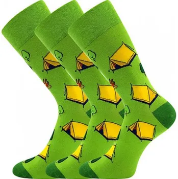 Pánské ponožky ponožky Twidor - balení 3 páry 39-42 (26-28) kemp