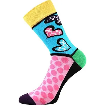 Ponožky Boma IVANA 55 - balení 3 páry v barevném mixu 23-25 (35-38) mix