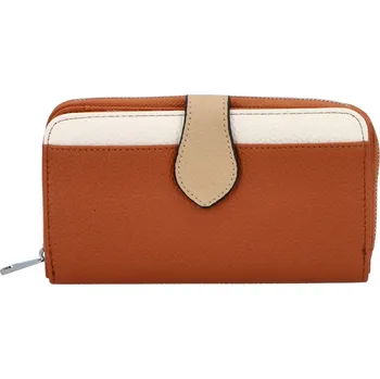 Peněženka Kombinovaná dámská koženková peněženka Simonee, hnědá