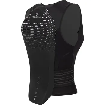 Jezdecká bezpečnostní vesta EQUESTRO Chránič páteře Soft Equestro, pro dospělé, lilla S, Výška: 168-177 cm