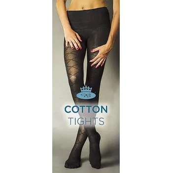 Dámské punčochy Punčochové kalhoty COTTONtights S káro nero