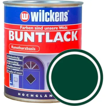 Fasádní barva Německá syntetická vrchní barva vysoký lesk Wilckens Buntlack Hochglaezend 750 ml Barva: RAL 6005 - mechová zelená