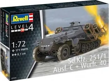 Plastikový model Revell Sd.Kfz. 251/1 Ausf.C + Wurfr.40 1:72