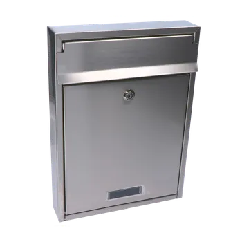 Poštovní schránka Poštovní schránka (265x360x55 mm), max. formát listu: C4, broušená nerez K320 / AISI304