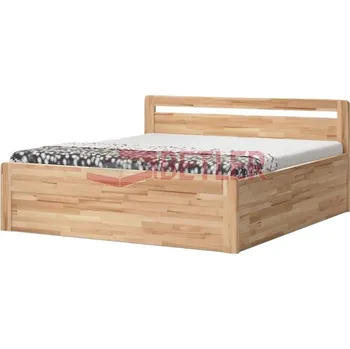 Postel BMB BUKOVÁ POSTEL BMB MARIKA KLASIK S ÚLOŽNÝM PROSTOREM 90x200cm