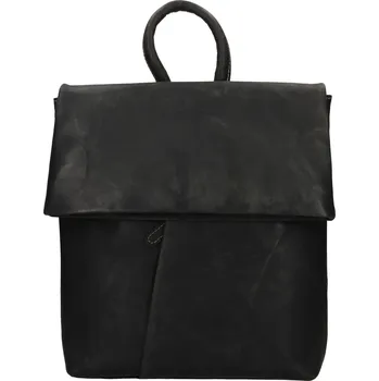 Městský batoh Kožený batoh HGL Town - černá