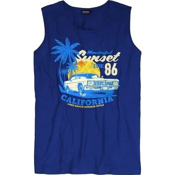 Pánské tílko Pánské tílko bez rukávů ADAMO modré potisk SUNSET 4XL - 12XL Adamo ODE-AD-131214-328 - 12XL