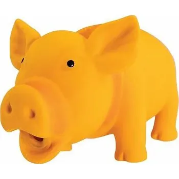 Hračka pro psa HIP HOP Prasátko plněné 16cm, se zvukem, latex