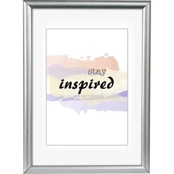 Rám na obraz Hama rámeček plastový MADRID, stříbrná, 21x29,7cm (formát A4)