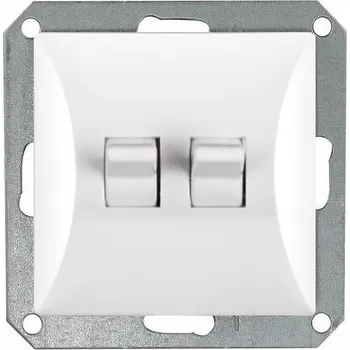 Elektrická zásuvka Timex Vypínač RETRO modul č.5 bílý