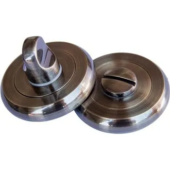 Dveřní kování Patinový WC štít na kliku NICOLE