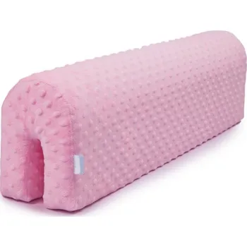 Příslušenství pro dětskou postel a kolébku Chránič na dětskou postel MINKY 50 cm - růžový