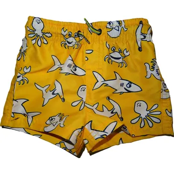 Chlapecké plavky Chlapecké žluté plavky s rybami 68 CA