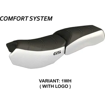 Moto sedlo TPZ Italia Potah sedla BMW R 1200 GS Adventure (13-18) Original Carbon Color comfort model potah sedla: bez loga 7BL (black)