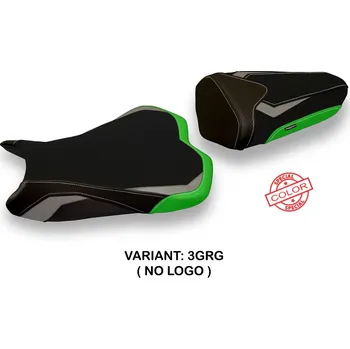 Moto sedlo TPZ Italia Potah sedla Kawasaki Ninja ZX 10 R (08-10) Riga special color model potah sedla: bez loga 3GRG (grey-green)