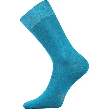 Pánské ponožky DECOLOR ponožky Lonka v mnoha barvách 29-31 (43-46) Tmavě tyrkysová