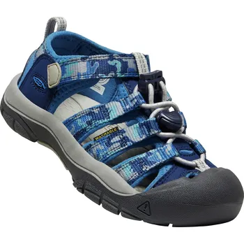 Chlapecká obuv KEEN Dětské sandále KEEN, model NEWPORT H2 - camo/bright cobalt Velikost dětských bot: 29