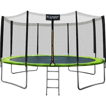 Trampolína Lifefit Trampolína 424 cm + ochranná síť + žebřík