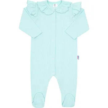 Kojenecký overall Kojenecký bavlněný overal New Baby Stripes ledově modrá, vel. 86 (12-18m)