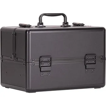 Kosmetická taška Kosmetický kufřík SMOOTH malý černo-černý