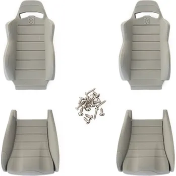 RC model Gumové šedé sedačky, 2 ks. HOBBYTECH - RC_70106