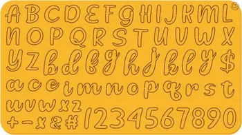 Cakesicq Romantic vytlačovací abeceda
