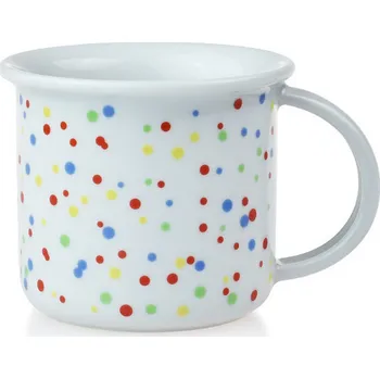 Porcelánový hrnek na espresso barevné PUNTÍKY - 100 ml