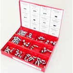 Brzdová šroubení - holendry na brzdové vedení, různé rozměry, 110 ks