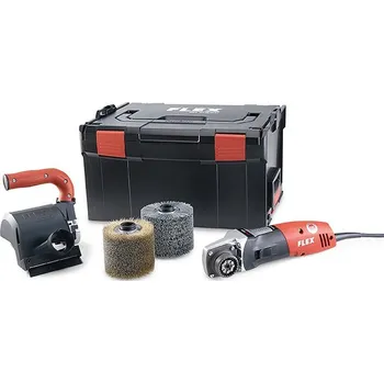 pásová bruska Kartáčovací bruska TRINOXFLEX 1400 W + 2x kartáč