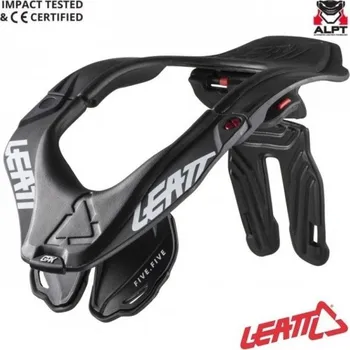 Motocyklový chránič hrudi a pátěře chránič krční páteře Leatt GPX 5.5 Neck Brace Five Five černý S/M