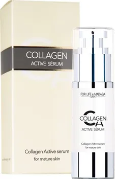 Pleťové sérum For Life & Madaga Collagen Active sérum 30 ml