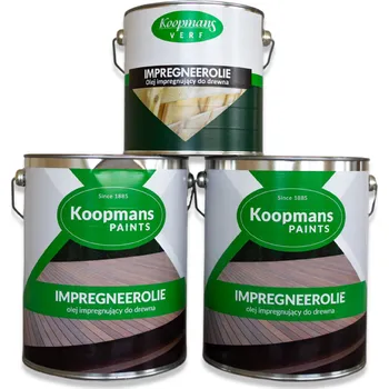 Olej na dřevo Koopmans Impregneerolie 2 x 5L bezbarvá UV + dárek k objednávce nad 1000Kč