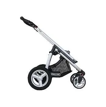 Kočárek BÉBÉCAR-PODVOZEK IP-OP S PLASTOVÝMI KOLY Barva: bronzová/černá