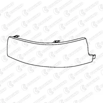 Nárazník Nárazník VOLVO FH EURO 6 levý - plastový COVIND COV/4FH/89