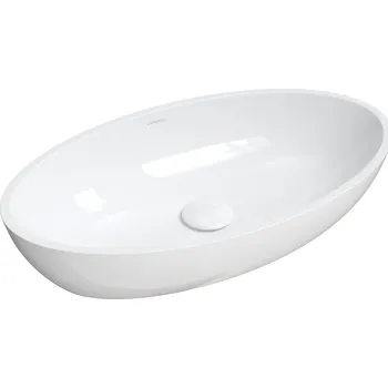 Umyvadlo Aplomo Siena M+ umyvadlo na desku z kompozitu, bílý lesk