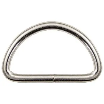 Galanterie Polokroužek šíře 30 mm na koženou galanterii BREX, barva Nikl