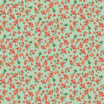 MAKOWER UK Látka vánoční v metráži se zlatým efektem 2491T