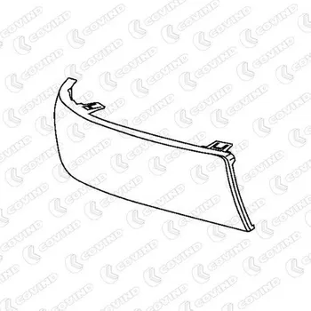 Nárazník Nárazník VOLVO FH EURO 6 pravý - plastový COVIND COV/4FH/88