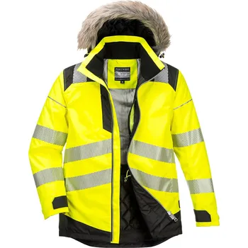 Pánská bunda PW369 Zimní bunda PW3 Hi-Vis Parka ŽLUTÁ/černá - v. S