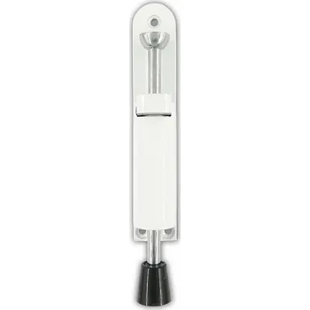 Dveřní kování SATOS Stavěč dveřní oblý 150 mm různé barvy Povrchová úprava: černá matná