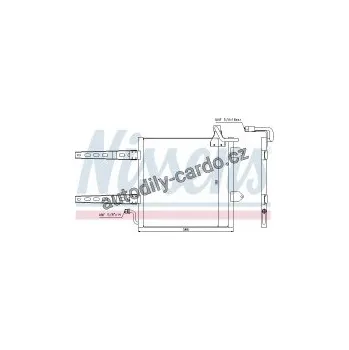Chladič motoru Chladič klimatizace NISSENS 94260
