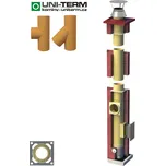 Komín UNI-TERM PASSIVE - ø160 - DOPRAVA ZDARMA - 45°- šikmý/6,5m