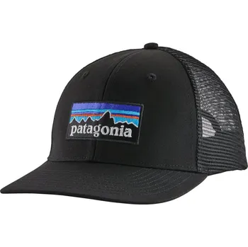 Kšiltovka Patagonia P-6 Logo Trucker Hat černá uni