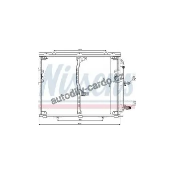 Chladič motoru Chladič klimatizace NISSENS 94330