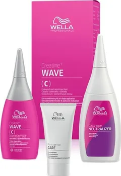 Stylingový přípravek Wella Professionals Wave set Creatine+ C objemová trvalá pro barevné a jemné vlasy 30 + 75 + 100 ml