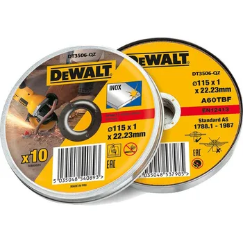 Řezný kotouč DeWALT DT3506 sada řezacích kotoučů na kov 10 ks
