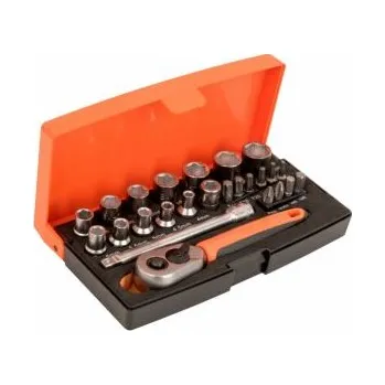 Gola sada malá gola sada 1/4" profi Bahco SL25 , sada gola 1/4" s bity