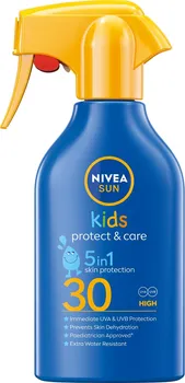 Přípravek na opalování Nivea Sun Kids dětský sprej na opalování s pumpičkou SPF30 270 ml