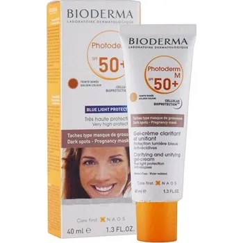 Přípravek na opalování Bioderma Photoderm M ochranný světlý tónovací krém proti pigmentovým skvrnám SPF50+ 40 ml